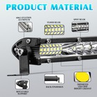 12inch Led Light Bar Spot Flood Combo For Truck Suv Atv Jeep Offroad Driving