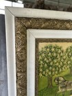 Gorgeous Wide Ornate Vintage Gold Gilt Wood   Gesso Frame 34 3 4 X 30 3 4
