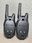 2 Motorola T5710 Talkabout Walkie Talkie Silver black Two Way Radio Gmrs   Frs