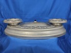 Vintage Ceiling Light Fixture Flush Mount Victorian Art Deco Double Bulb