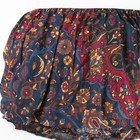 Ralph Lauren Brentford Jewel Tone Dust Ruffle Bedskirt King Size Rare Euc