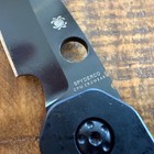 Spyderco Smock Cpm-cruwear Ticn Black Blade Black Aluminum Handles C240bkalbkcwp