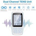Tens Ems Unit  Fda Cleared Electronic Muscle Stimulator For Pain Relief Therapy