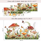 Wall Decals Peel And Stick  Large Frog Butterflies Grass Vinyl Wall Stickers