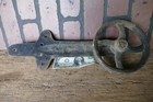 Antique Cast Iron Barn Door Track Roller Industrial Flat Track