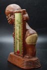 Diaper Dan 1949 Peek A Boo Thermometer Grain Painted Resin Black Americana