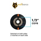 36 Rolls 4 33  X 243  110mm X 74m Premium Resin-enhanced Wax Ribbon  Black