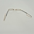 Vintage Hansa Pince Nez Eyeglasses Round Wire Rim Antique Spectacles Imp