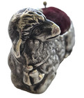 Vintage Rm Trush Sterling Silver Figural Lamb Pin Cushion Adorable Miniature