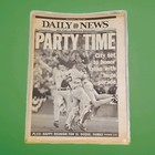 Ny Yankees World Series Daily News Party Time Newspaper Oct 23 1998 El Duque