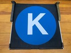 R27 30 1984 Nycta Ny Nyc Subway Roll Sign K Line Manhattan World Trade Center