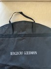 New Bergdorf Goodman Fabric Garment Travel Bag Storage Dress Black 54   x24   