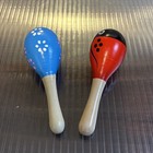 Maracas Hand Percussion Rattles  Wooden Rumba Shaker Musical Instrument 