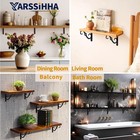 10 Inch Metal Shelf Brackets 6 Pack Heavy Duty L Shape Wall
