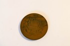 1865 Two Cent Piece Antique Us Copper Coin Civil War Era Liberty Shield