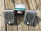 1960s Mark Ii Drive-in Movie Car Show Prop Speaker Casting Set With Junction Box