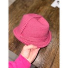 Vintage Hansen Fedora Knit Hat Pink