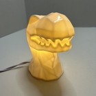 Dinosaur White T-rex Head Kids Room Lamp night Light On off Switch Corded