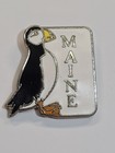 Maine Travel Souvenir Lapel Pin Puffin Bird