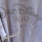 Walt Disney World Parks Logo Authentic Castle Pastel Purple Pullover Size Xxl