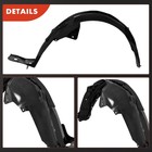 New Front Inner Fender Liners Splash Shields W  Clips   Foam For Accord 16-17