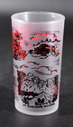 Vtg Hazel Atlas South Dakota State Souvenir Drinking Glass Tumbler Frosted 5 