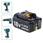 18v 8 0ah Battery   Charger For Makita 18 Volt Lxt Li-ion Bl1860b Bl1830 Bl1850