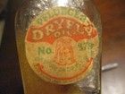 Pflueger Dry Fly Oil No 879 Fishing Reel Oilier Paper Label Bottle Rare Bulldog