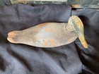 Victor Antique Wooden Duck Decoy Glass Eyes 