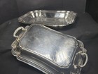 Vintage International Silver Chadwick 1512 Silverplate Covered Butter Dish Tray