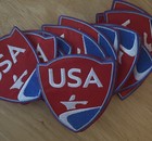 Unofficial Aau wufk Usa Karate Iron On Trading Patch  Free Shipping