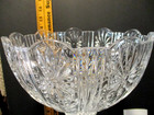 Godinger  Shannon Crystal  14   Footed Pedestal Bowl Centerpiece 24  Lead New