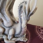 Summit Collection Fantasy Wise Old Dragon Statue Figurine  7 x7 