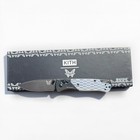 Benchmade Bugout Kith Limited Edition Black Blade Blue Checkered Handle Edc