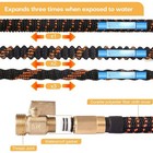 Outdoor Expandable Flexible Garden Water Hose Magic Pipe 25 50 75 100 150ft