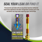 Leak Saver Direct Inject Small System With Uv Dye - Refrigerant Leak Sealer - De