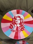 Set Of 6 Dolly   Round Mulicolor Melamine  dolly Parton  14 25 