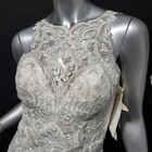Nwt  1350 morilee sz 2 white Embroidered Fit   Flare Wedding Dress Bridal Gown