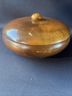 Vintage Duncan s Myrtlewood Crofters 6 Inch Covered Wooded Bowl Trinket Usa