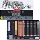 Drawing Sketching Pencil Set  42 Pack Pro Art Pencil Kit With Graphite Pencil   
