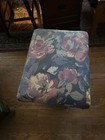 Magnificent Antique Victorian Piano Stool Walnut   Upholstered Embroidered Top