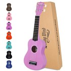 21-inch Soprano Ukulele For Beginners - Strong Wind  Basswood  Four Strings  Pur