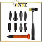 Whdz Car Push Puller Rods Tools Dent Paintless Repair Hammer Body Kit 10 Pcs