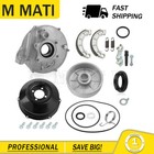 Complete Rear Brake Drum Hub Plate Cover Shoes For Rancher 420 Trx420 2007-2013