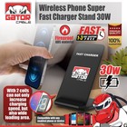 30w Wireless Phone Charger Stand Pad Fast Charge For Samsung Iphone Lg Universal