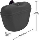 Royalcare Silicone Dog Treat Pouch-small Training Bag-portable Dark Grey 