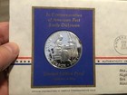 Franklin Mint Em  Dickenson Sterling Silver Proof Coin Medal Postmasters  04-26g