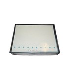 Crane   Co 9pc Note Card Set 4 x5 5  Pearl White Blue Dot Hand Engraved 3n1502