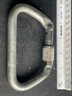 Smc Xl Steel Locking Carabiner - Heavy-duty Alloy Steel  Secure Gate   Bright