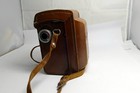 Leather Camera Case For Ricoh Ricoflex Camera With 8cm F3 5 Lens Brown  Tlr